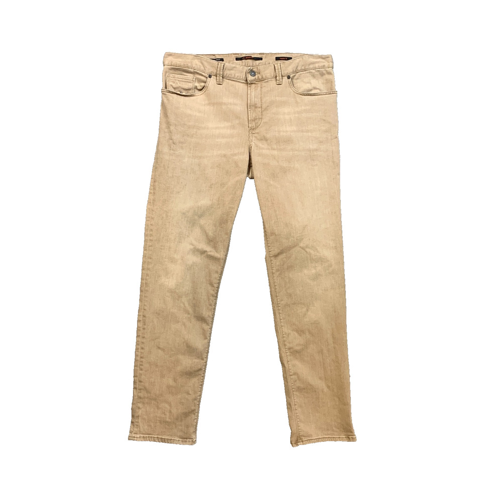 Alberto Pants Mens 36 Biscuit Pipe Super Stretch Dual FX‎ Regular Fit Cotton